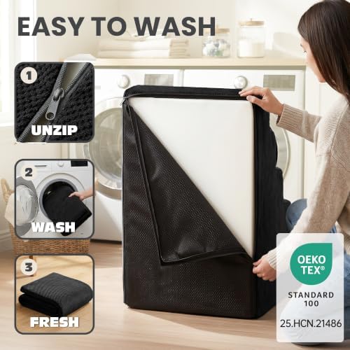 Miorun Dog Stairs for High Beds, 24.5" Foam Pet Ramp Step for Small Dogs - Image 6