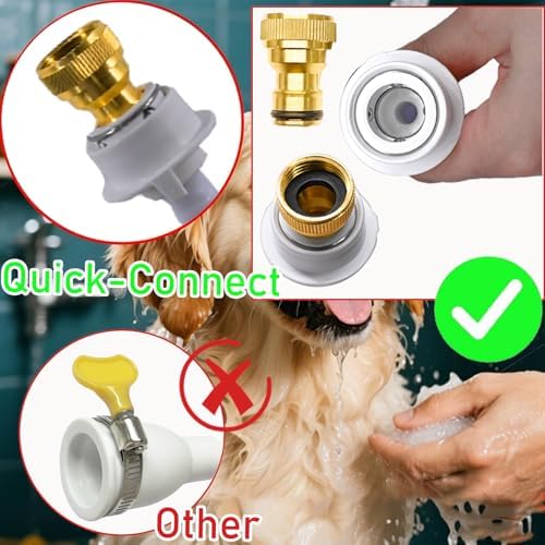 6.56Ft Quick-Connect Sink Spray Rubber Hose, Sink Hose Attachment - Image 4
