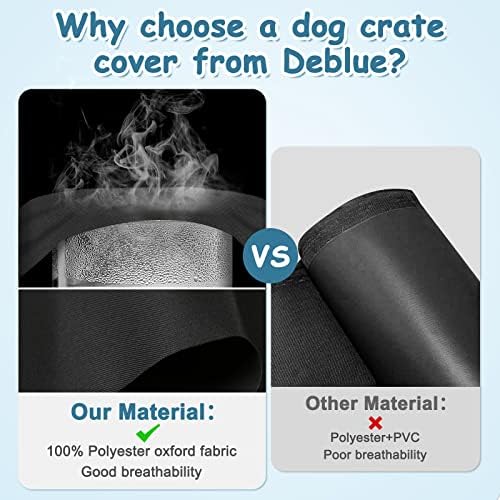 Deblue 36 inch Dog Crate Cover Fit - Image 3