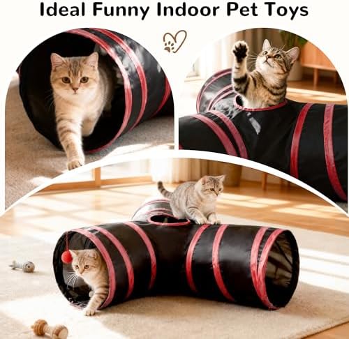 Tempcore Cat Tunnel, 3-Way Collapsible Toy - Image 7