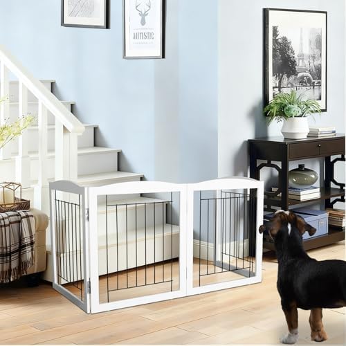ZJSF Freestanding Foldable Dog Gate - Image 3