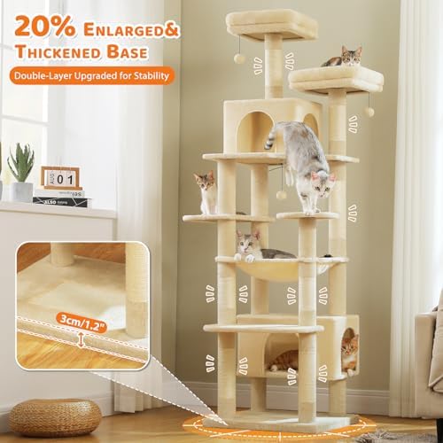 PAWZ Road XXL 81" Cat Tree Large Cats - Image 2