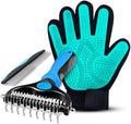 Pet Hair Removal Glove for Dogs & Cats – Dog Grooming Gloves for Shedding by Unknown