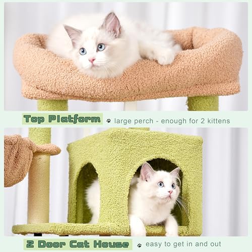 Gitelsnour Cat Tree, 43.3'' Cat Tower - Image 5