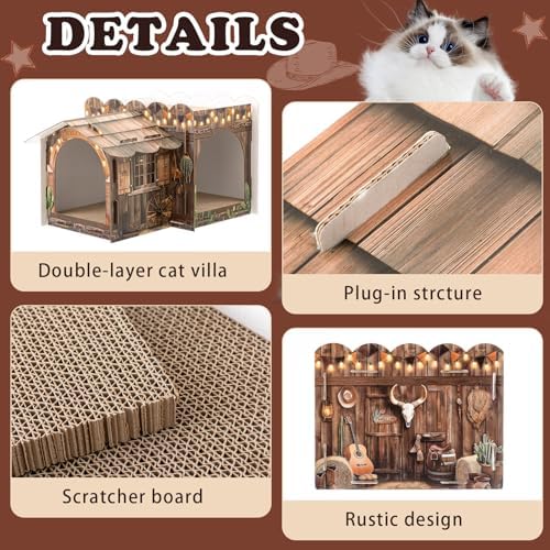 2 Story Cardboard Cat House - Image 3