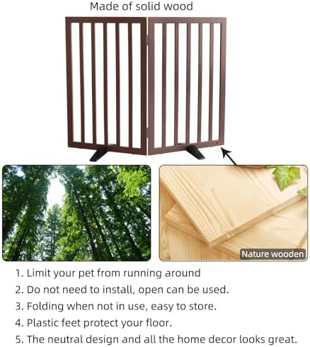 ZJSF Freestanding Indoor Dog Gate - Image 6