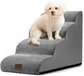 COZY KISS Dog Stairs for Small Dog 19.7" H, 4 Step Pet Ramp for Bed by COZYKISS