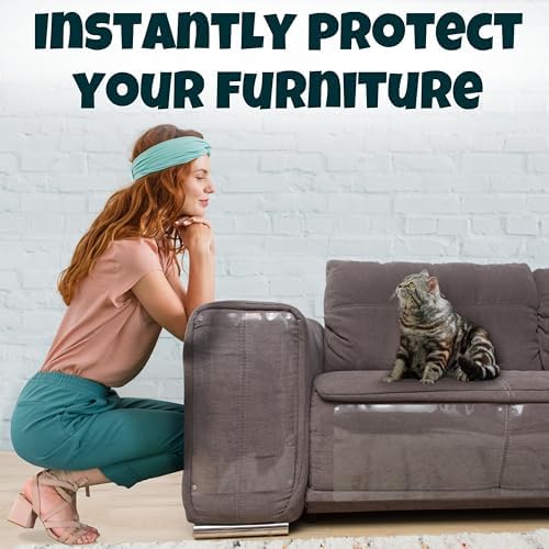FixZilla Anti Cat Scratch Furniture Protector, Easy-to-Apply Scratching - Image 4