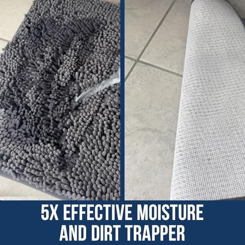 Muddy Mat® | Chenille Bathroom Rugs Quick Dry Microfiber Mats Non Slip Washable - Image 3