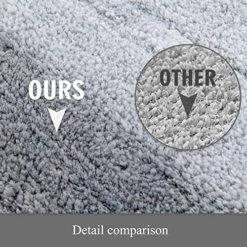 3 Pcs Ombre Bath Mat Set for Bathroom, Non Slip Ultra Soft and Thick Water - Image 4