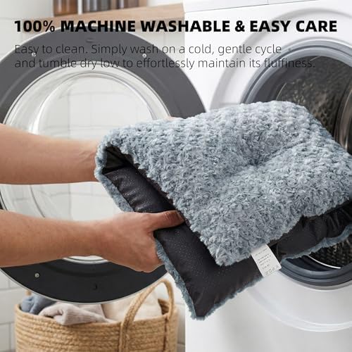 Dog Bed Washable Pet Bed for Medium Dogs, Sea Blue L - Image 3