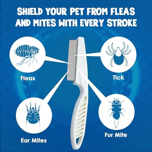 SunGrow Detangling Pet Comb for Dogs, Anti-static Groomer Removes Tangles & - Image 5