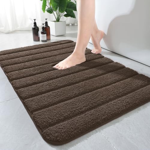 AROGAN Luxury Bathroom Rugs 24x36 Inch，Thick Soft Bath Rug Non Slip by AROGANAREARUG