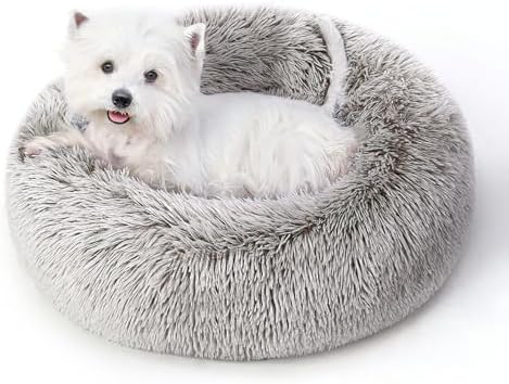 Calming Round Dog Bed & Cat Bed by SunstyleHome