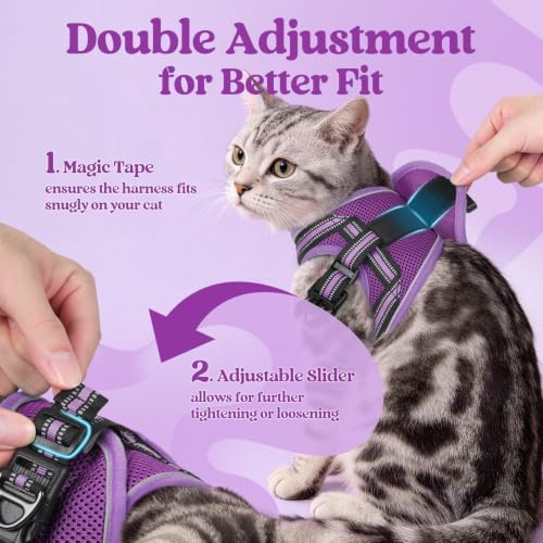 rabbitgoo Cat Harness and Leash Set, Step-in Soft Vest - Image 3