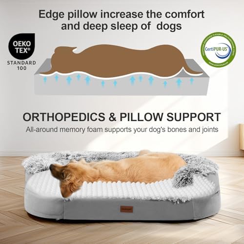 iweepet Fluffy Calming Orthopedic Dog Beds - Image 6