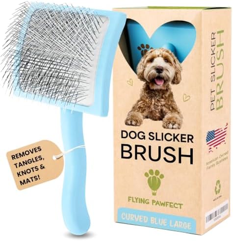 Slicker Brush for Dogs by FlyingPawfect
