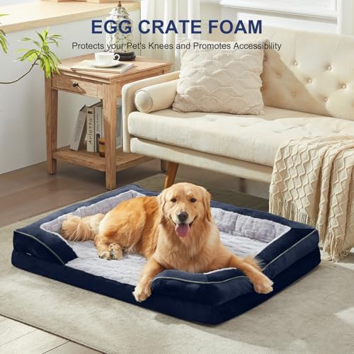 FURTIME Orthopedic Medium Dog Bed, Supportive Waterproof Pet Bed - Image 6