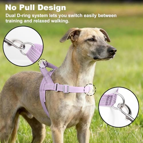 No Pull Dog Harness with Handle, Adjustable Soft Mesh Padded Vest - Image 2