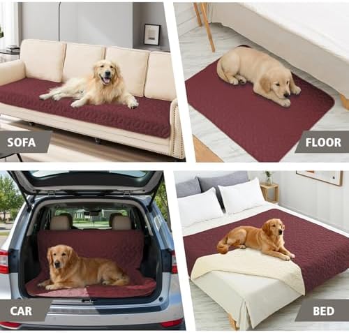 Ameritex Waterproof Pet Bed Cover Anti-Slip Dog Bed Blanket - Image 3