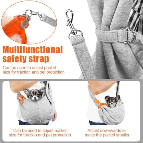 Tomkas Dog Sling Carrier for Small Dogs Puppy Carrier for Small Dogs - Image 6