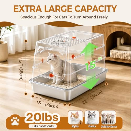 Stainless Steel Litter Box - Image 3
