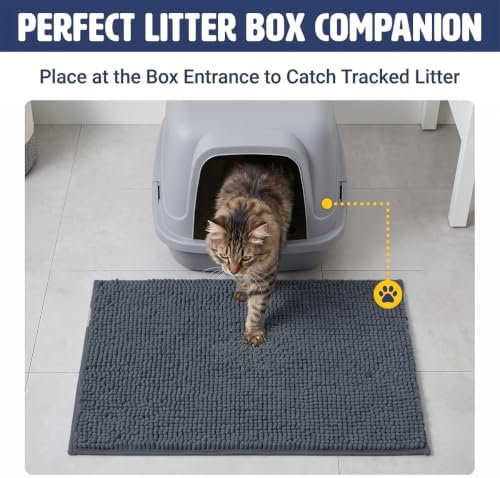 Muddy Mat® | XL Cat Litter Mat 48"x72", Litter Trapping Mat, Super Absorbent - Image 3