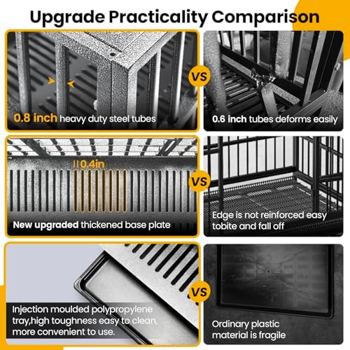Oranland 48 Inch Heavy Duty Dog Crate - Image 5
