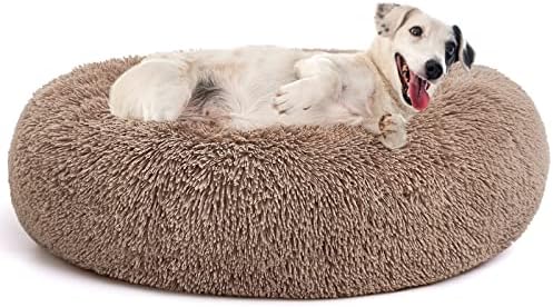 MIXJOY Orthopedic Dog Bed Comfortable Donut Cuddler Round Pet Beds Ultra Soft by MIXJOY