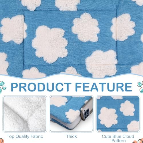 Haull 4 Pcs Waterproof Guinea Pig Bedding Mat, 13 x 18.5 - Image 3