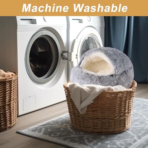 Dog Beds for Small Dogs, Cat Bed Cave, Washable Cute Cat Bed, Cozy Nook Pet Bed - Image 3