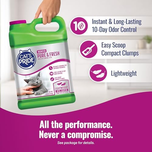 Cat's Pride Pure & Fresh Scented Clumping Litter 10lb - Image 4