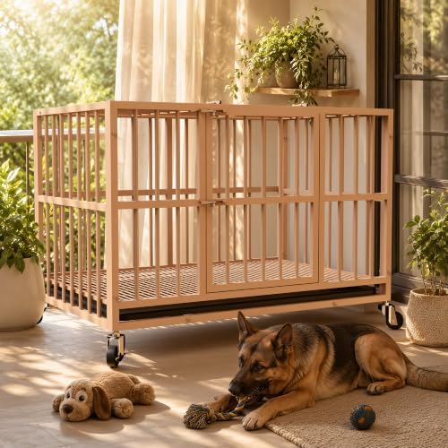 48 Inch Heavy Duty Dog Crate for Large Dogs, Escape Proof - Image 7