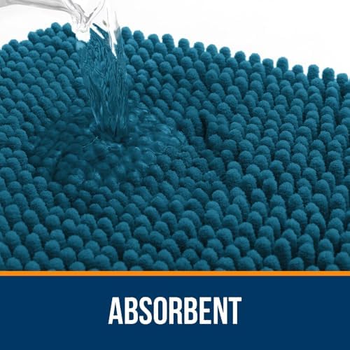 OLANLY Bathroom Rugs 30x20, Extra Soft Absorbent Chenille Bath Rugs - Image 5