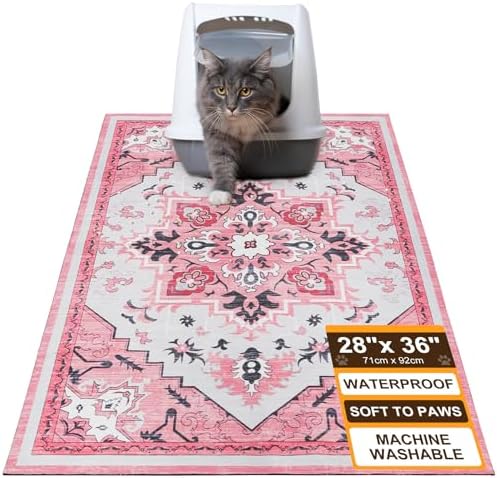 BEAUTYZOO Cat Litter Mat, Waterproof by BEAUTYZOO