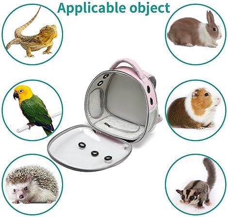 Portable Travel pet Backpack Carrier Hamster Bag Guinea Pig Bird Small Dog cat - Image 2
