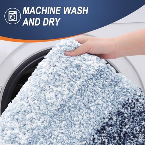 OLANLY Bathroom Rugs Mat 34x21, Extra Soft Absorbent Microfiber Bath Rugs - Image 6