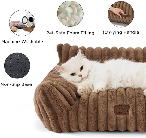 Bedsure ComfyFleece® Shown on TV Fluffy Cat Couch - Image 5