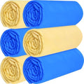 6 Pack Shammy Cloth for Car Drying 26”x17”, Absorbent Chamois Towel for Car by Unknown