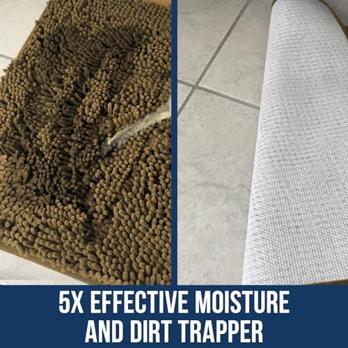 Muddy Mat® | Chenille Bathroom Rugs Quick Dry Microfiber Mats Non Slip Washable - Image 3