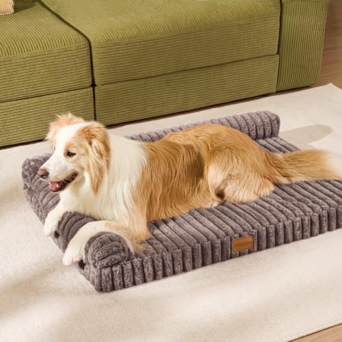 Orthopedic Medium Dog Bed Furry Pet Bed, Washable Cover 30''X20'' - Image 3
