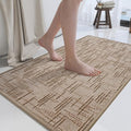 Bath Mat Non Slip, Quick Dry Bathroom Rug Under Door by QiCaiJia