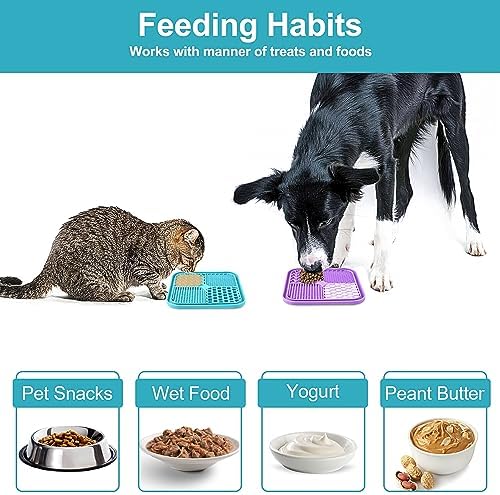 2PCS Licking Mat for Dogs with Suction Cups, Premium Lick Pad for Anxiety Relief - Image 5