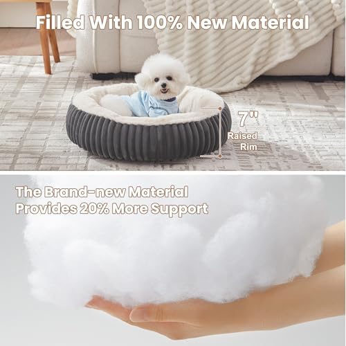 23 inches Calming Donut Dog Bed - Image 3