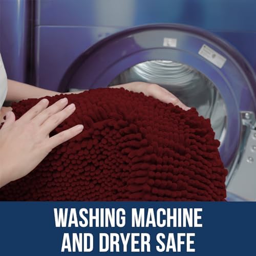 Muddy Mat® | Chenille Bathroom Rugs Quick Dry Microfiber Mats Non Slip Washable - Image 4