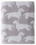 SKL Home Dog Bath Towel, 100% Cotton, Reversible by SKLHomebySaturdayKnightLtd