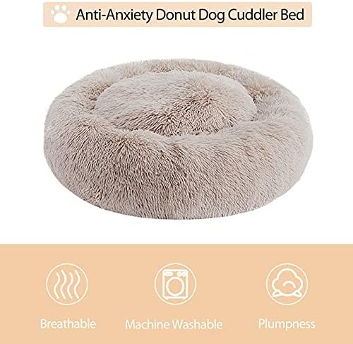 WNPETHOME Large Round Calming Dog Bed Cat Bed - Image 3