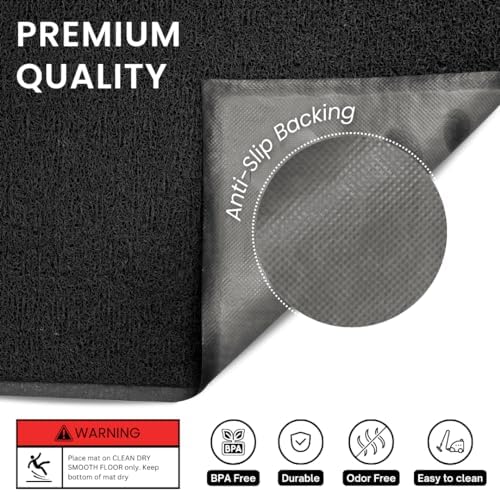 Andalus Small Cat Litter Mat, Non-Slip & Easy to Clean Cat Litter Box Mat - Image 2