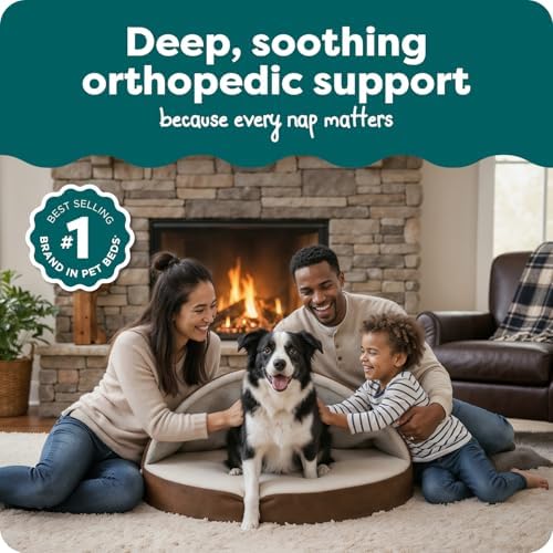 Furhaven 35" Round Orthopedic Dog Bed - Image 2