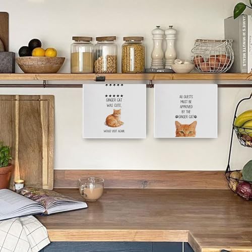 Orange Cat Kitchen Towels - Image 2